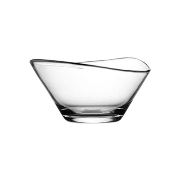 Nambe 9" Modern Glass Bowl