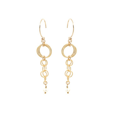 Gold Filled Multi-Circle Earrings