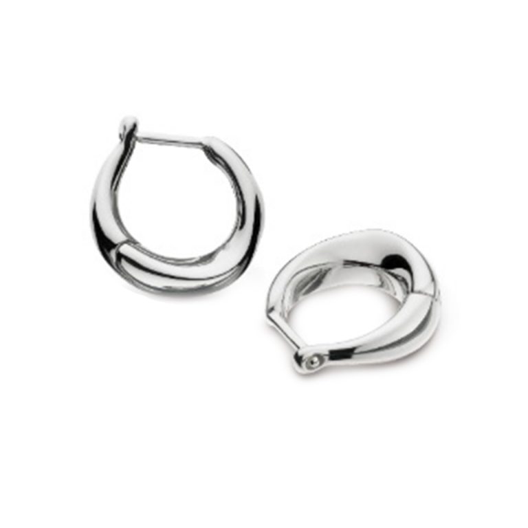 Sterling Silver Cirque Hoop Earrings