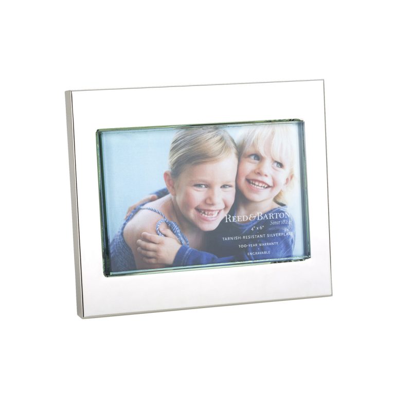 Reed & Barton -  Addison 4x6 Silverplate Frame