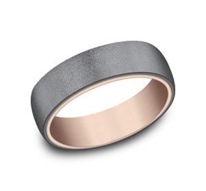 march madness men's wedding band