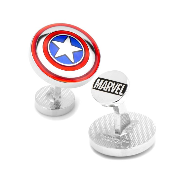 Avengers Captain American Shield Cufflinks