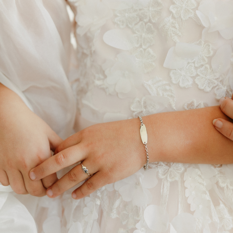 Children's Sterling Sliver ID Bracelet