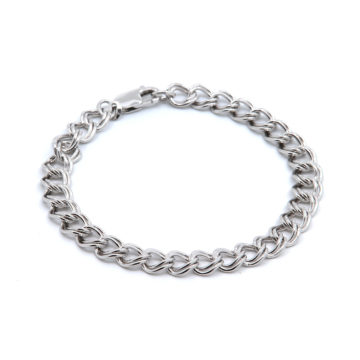Sterling Silver Parallel Curb Bracelet