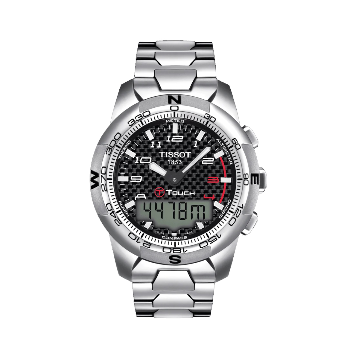 Titanium Tissot T-Touch II Multifunction Watch