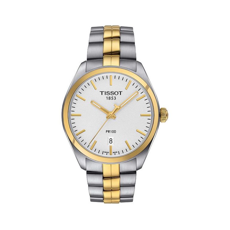 Two-Tone Tissot PR100 Quartz Watch