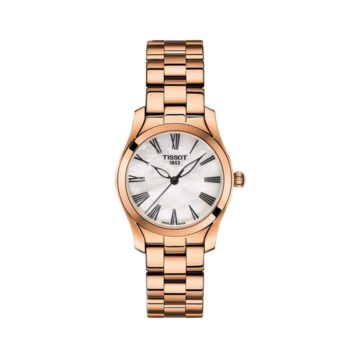 Rose Gold-Tone Tissot T-Wave Quartz Watch