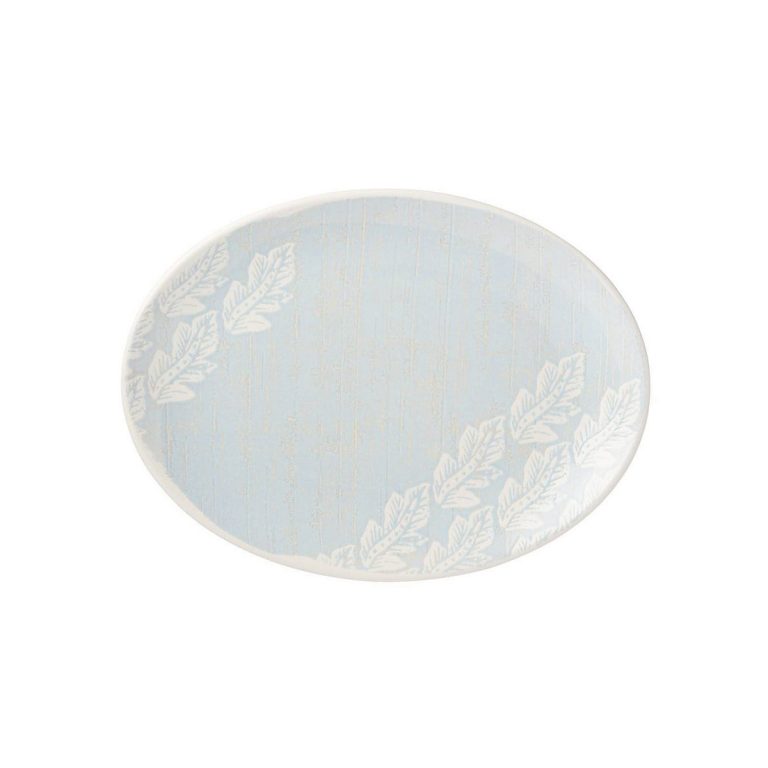 Textured Neutrals Oval Platter
