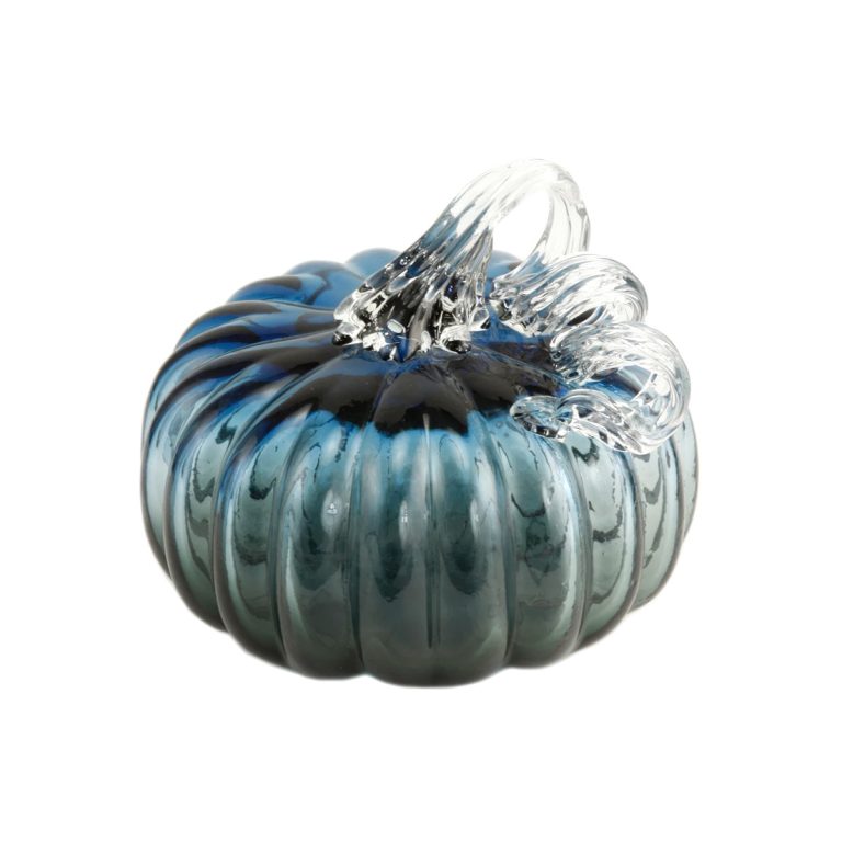 Global Village Blue and Gray Ombre Pumpkin