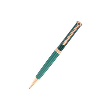 Swarovski Crystalline Green and Rose Gold Ballpoint Pen