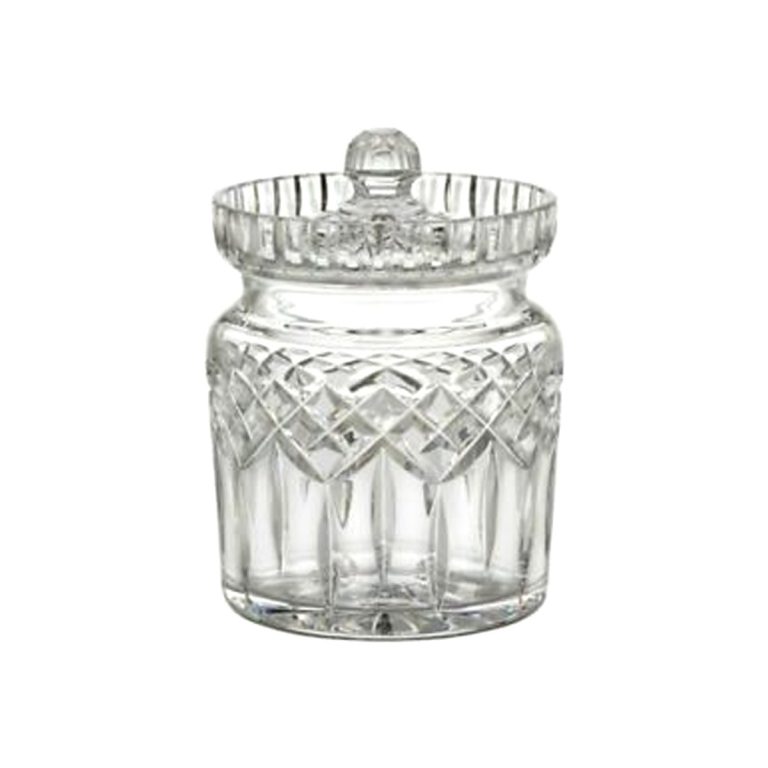Waterford Lismore Crystal Biscuit Barrel with Lid