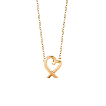 18K Yellow Gold Paloma Picasso “Loving Heart” Necklace