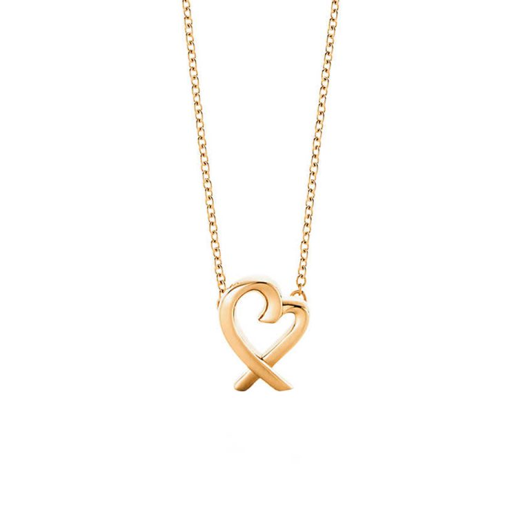 18K Yellow Gold Paloma Picasso "Loving Heart" Necklace