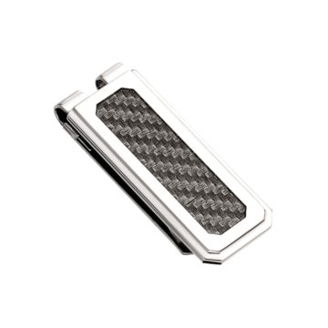 Stainless Steel and Carbon Fiber Money Clip