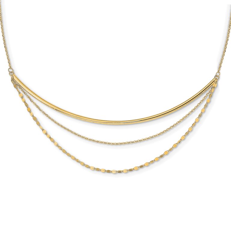 14K Yellow Gold Multi-Layer Necklace