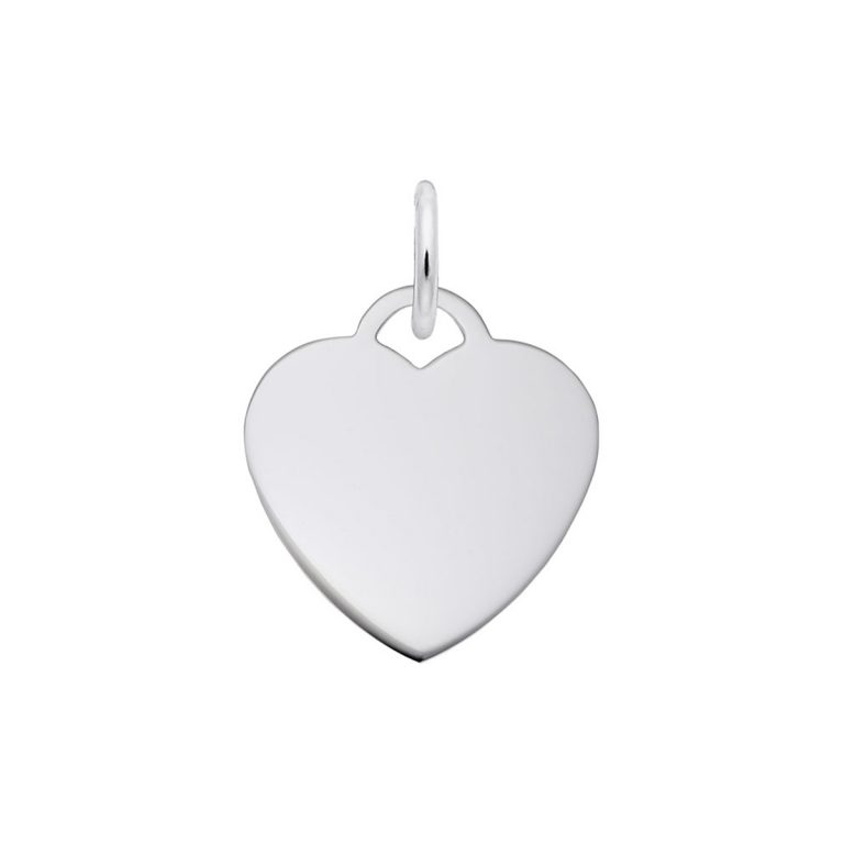 Sterling Silver 5/8" Heart Charm