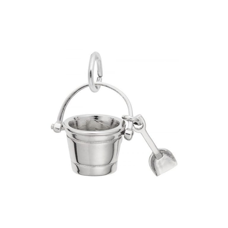 Sterling Silver Pail and Shovel Charm
