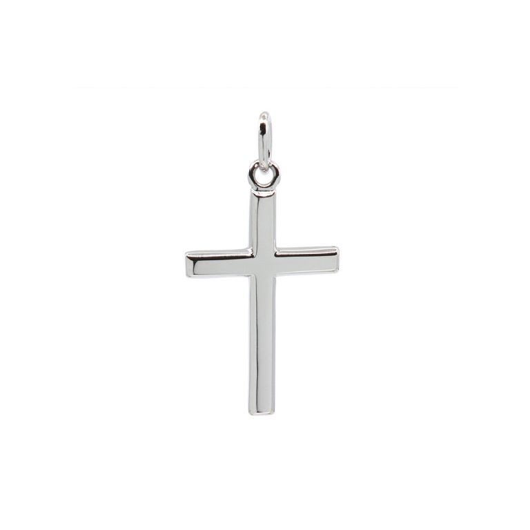 Polished Sterling Silver Cross