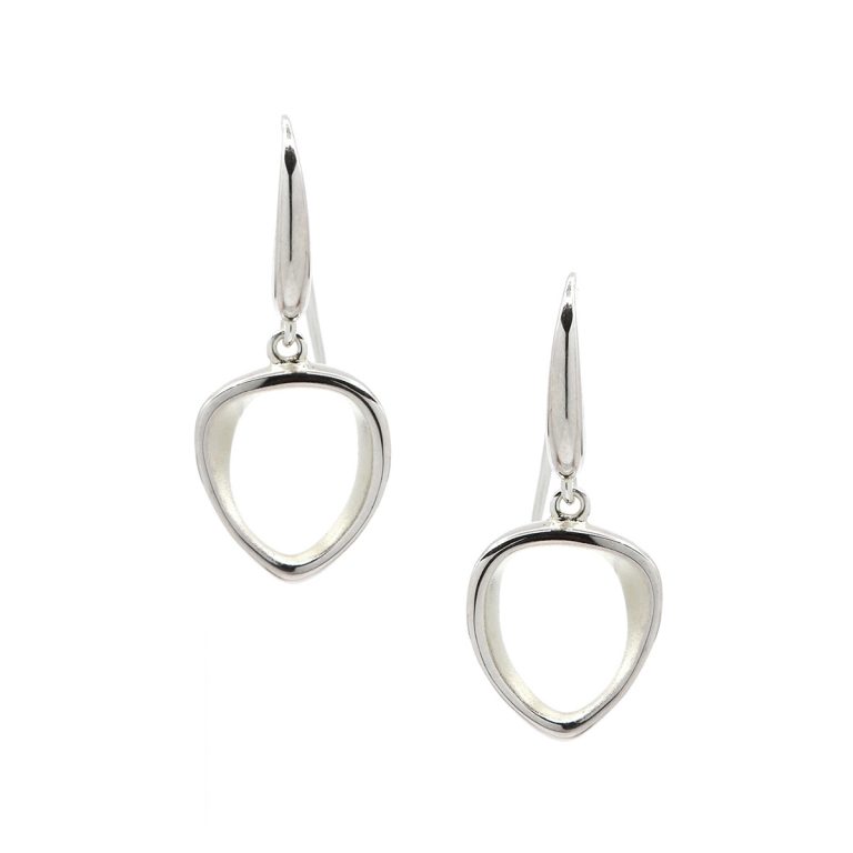 Sterling Silver Small Open Dangle Earrings