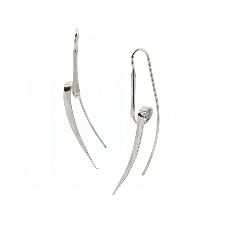 Sterling Silver Twisted Wire Earrings
