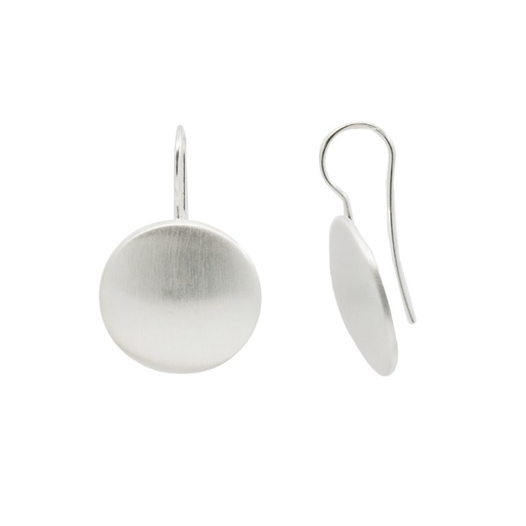 Sterling Silver Luna Disc Earrings