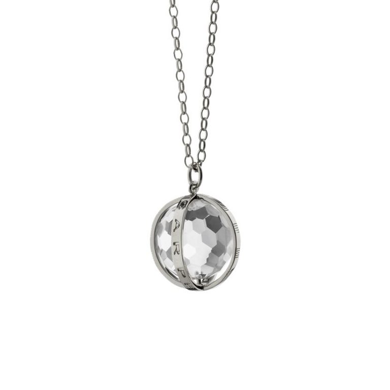 Sterling Silver Small Carpe Diem Necklace