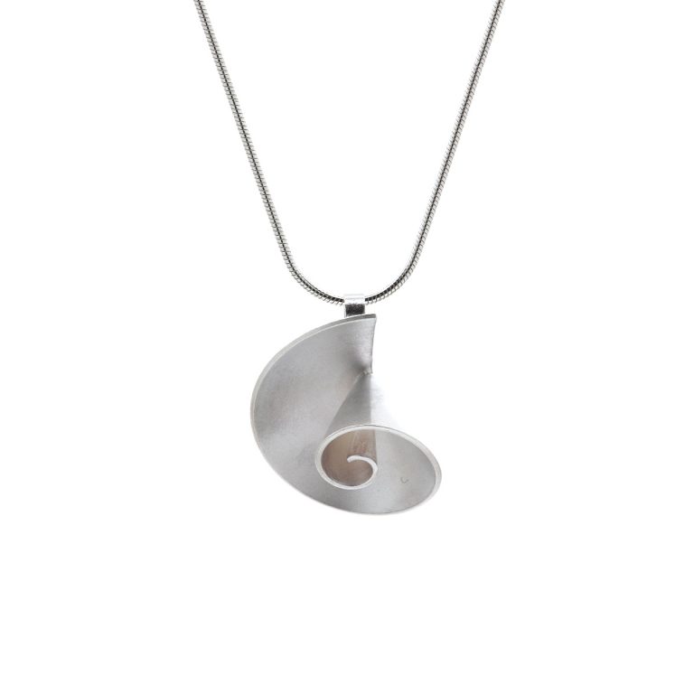 Sterling Silver Nautilus Necklace