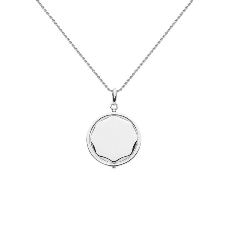Sterling Silver Large Spinner Necklace