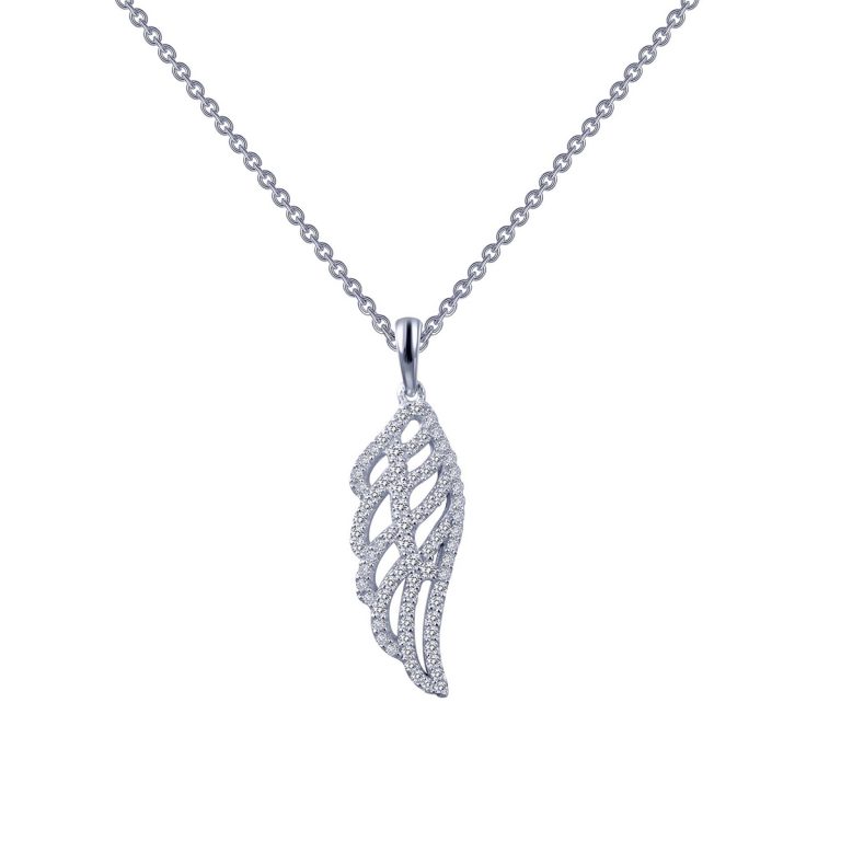 Sterling Silver Angel Wing Pendant with Chain