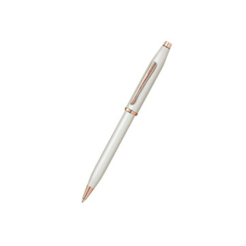 Century II Pearlescent White Lacquer Ballpoint Pen