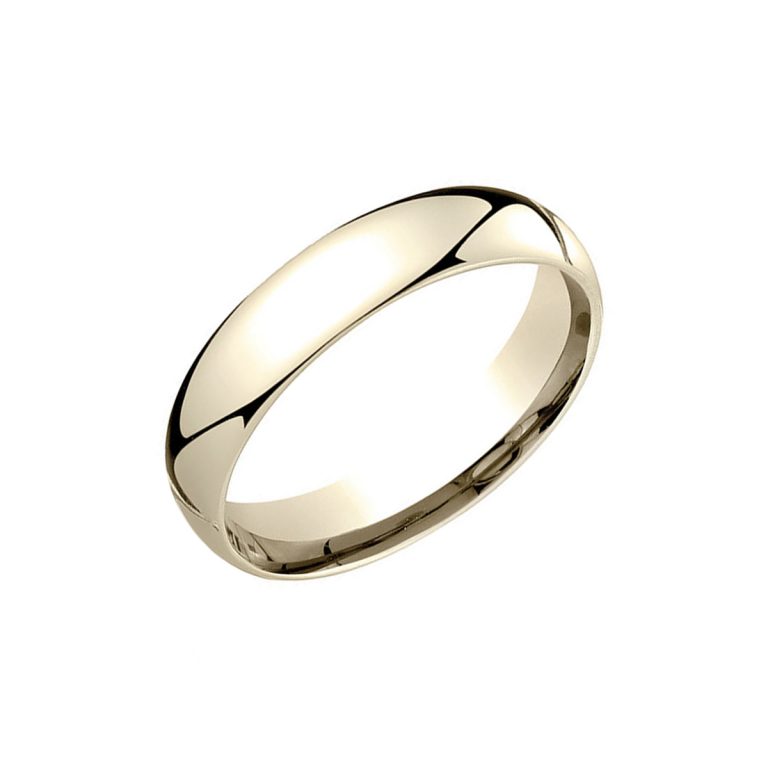 14K Yellow Gold Comfort Fit Wedding Band