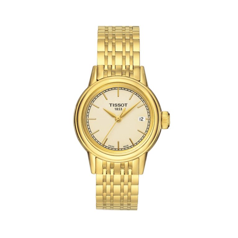 Gold Tone Tissot Carson Quartz Watch