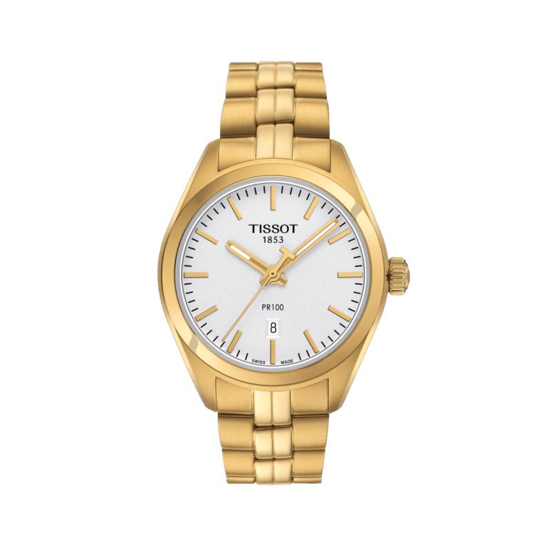 Gold Tone Tissot PR100 Quartz Watch