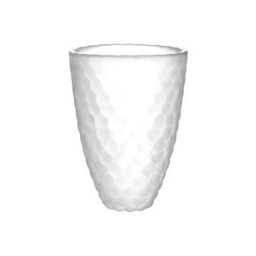 Orrefors - Small Frosted Raspberry Vase