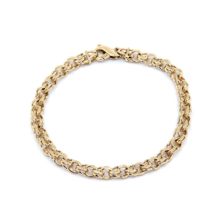 14K Yellow Gold Small Charm Bracelet