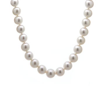 14K Two-Tone South Sea Pearl Necklace