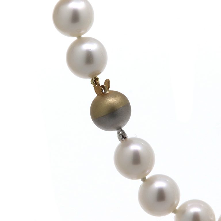14K Two-Tone South Sea Pearl Necklace