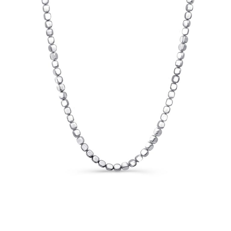 Sterling Silver Ice Cube Chain