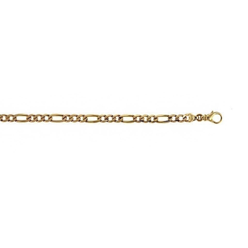 14K Yellow Gold Figaro Bracelet