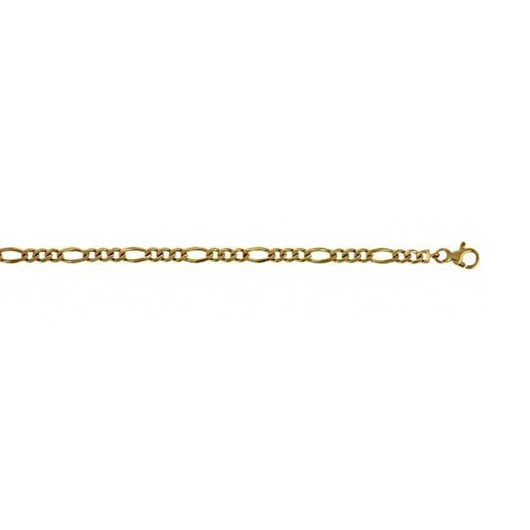 14K Yellow Gold 8-Inch Figaro Bracelet