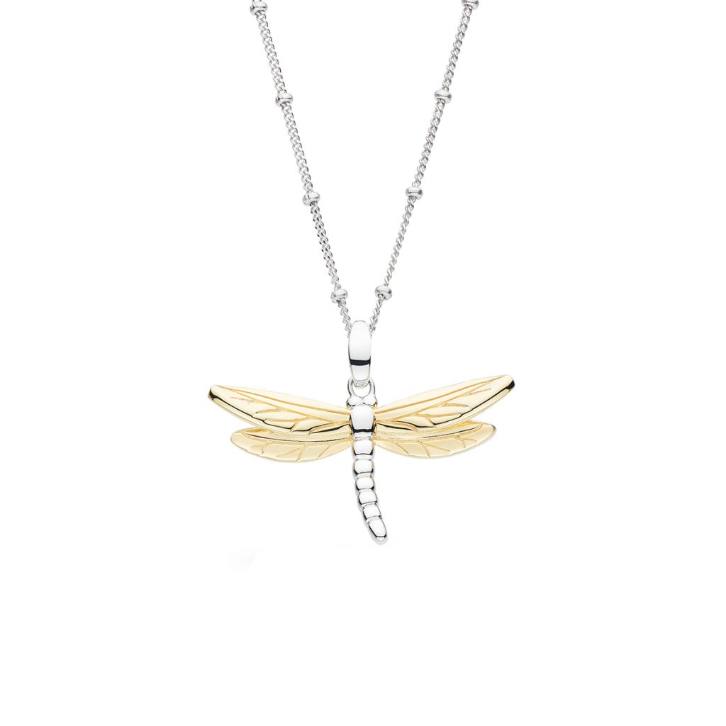 Sterling Silver Dragonfly Pendant and Chain