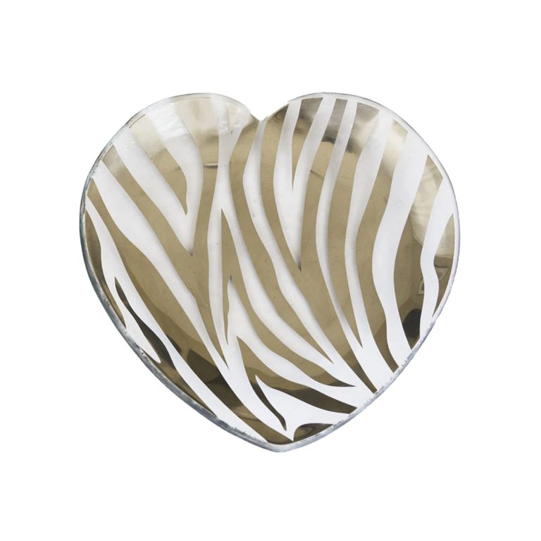 Zebra Heart Plate