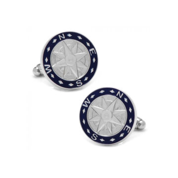Blue Compass Cufflinks