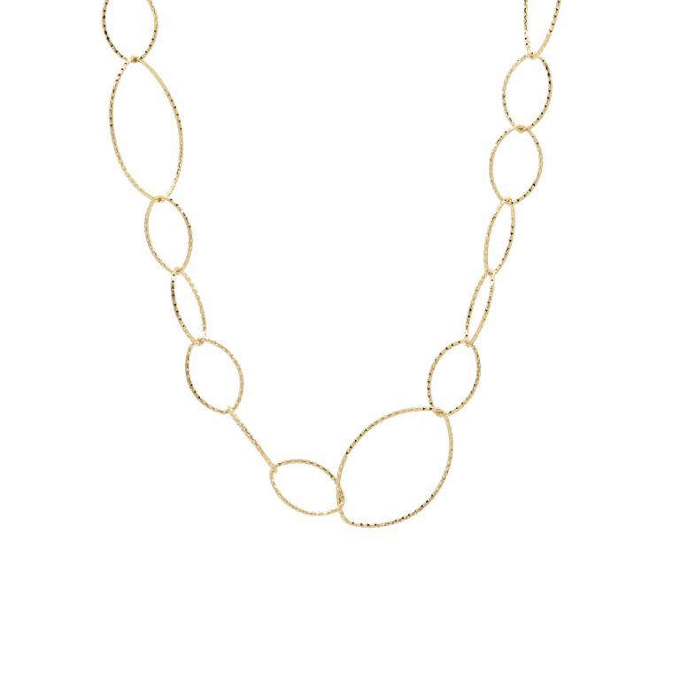 Yellow Gold Plated Vermeil Arabesque Necklace