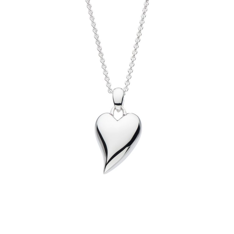 Sterling Silver Desire Heart Pendant with Chain