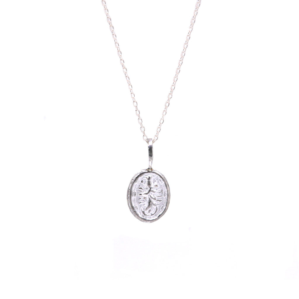 Sterling Silver “Prayer” Pendant with Chain