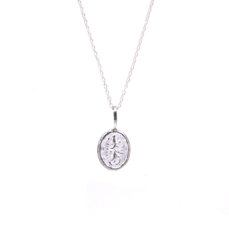Sterling Silver "Prayer" Pendant with Chain