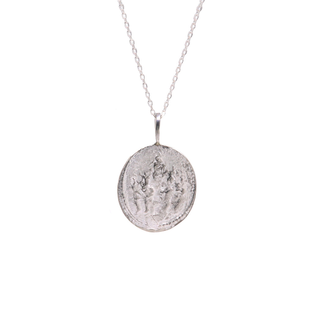 Sterling Silver Large “Miracles” Pendant with Chain