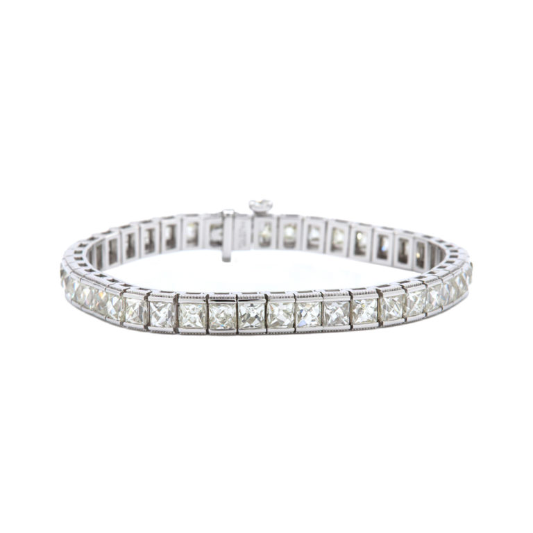 Josephs 150th Anniversary 14K White Gold Diamond Bracelet