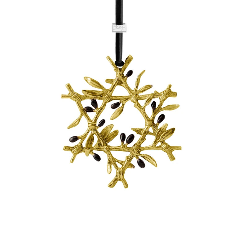 Olive Branch Star Ornament